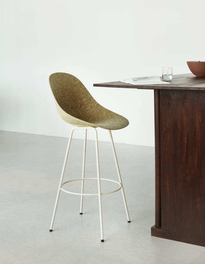 Σκαμπό Μπαρ Mat Barstool 75 εκ., Seaweed-cream steel Normann Copenhagen