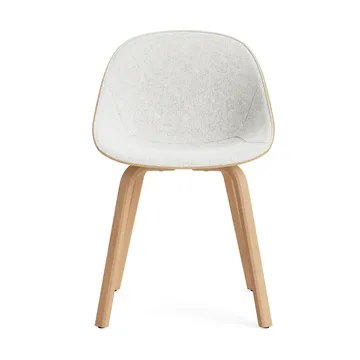 Mat Chair καρέκλα με μερική επένδυση μπροστά - Hallingdal 110-hemp-beech - Normann Copenhagen