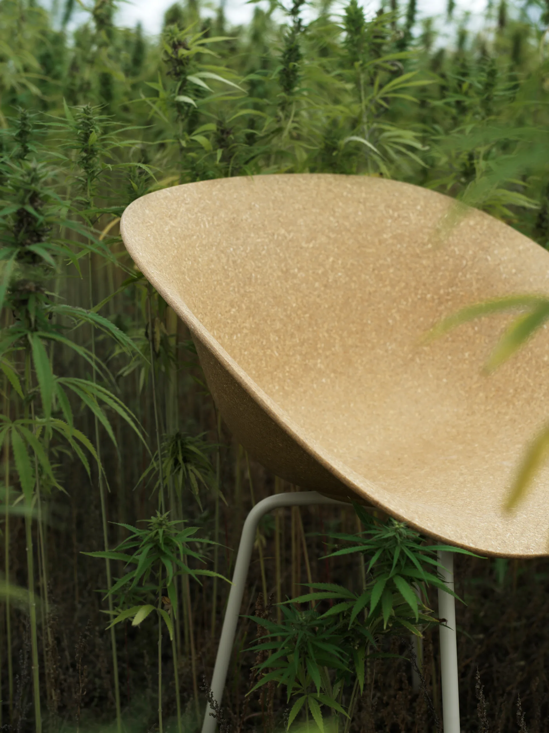 Καρέκλα Mat Chair, Hemp-cream steel Normann Copenhagen