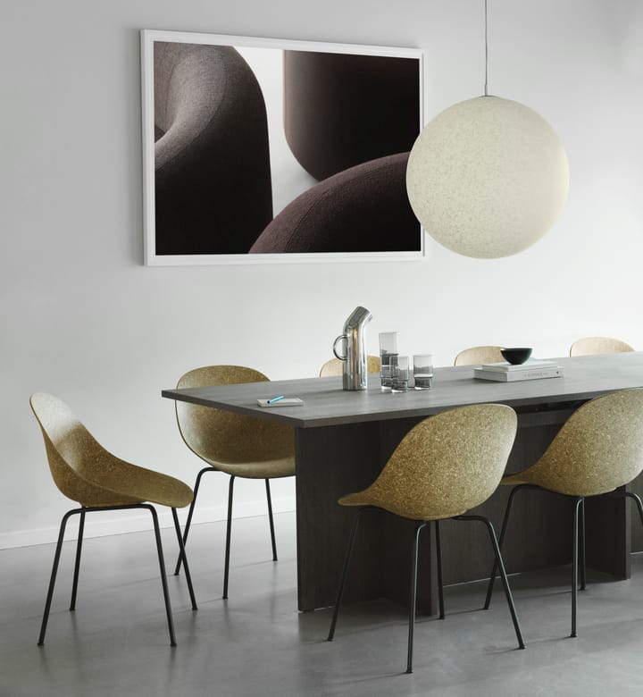 Καρέκλα Mat Chair, Seaweed-black steel Normann Copenhagen