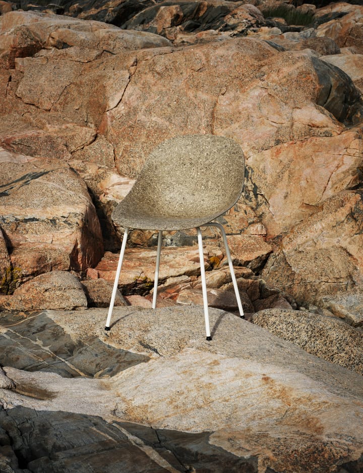 Καρέκλα Mat Chair, Seaweed-cream steel Normann Copenhagen