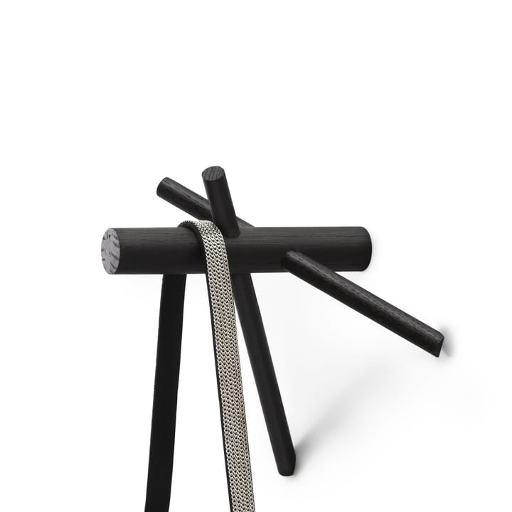 Normann Sticks κρεμάστρα, μαύρο διπλή συσκευασία Normann Copenhagen