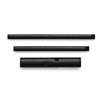 Normann Sticks κρεμάστρα - μαύρο διπλή συσκευασία - Normann Copenhagen