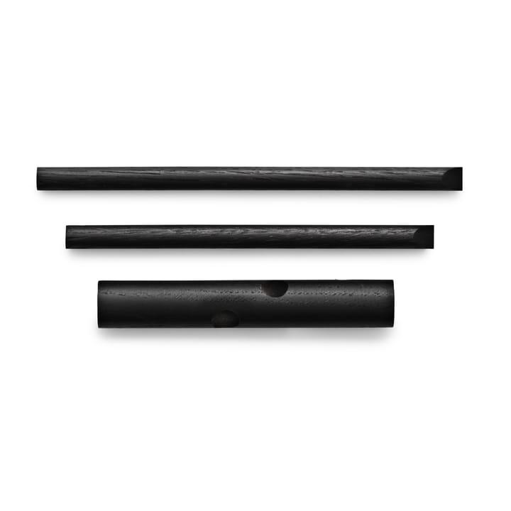 Normann Sticks κρεμάστρα, μαύρο διπλή συσκευασία Normann Copenhagen