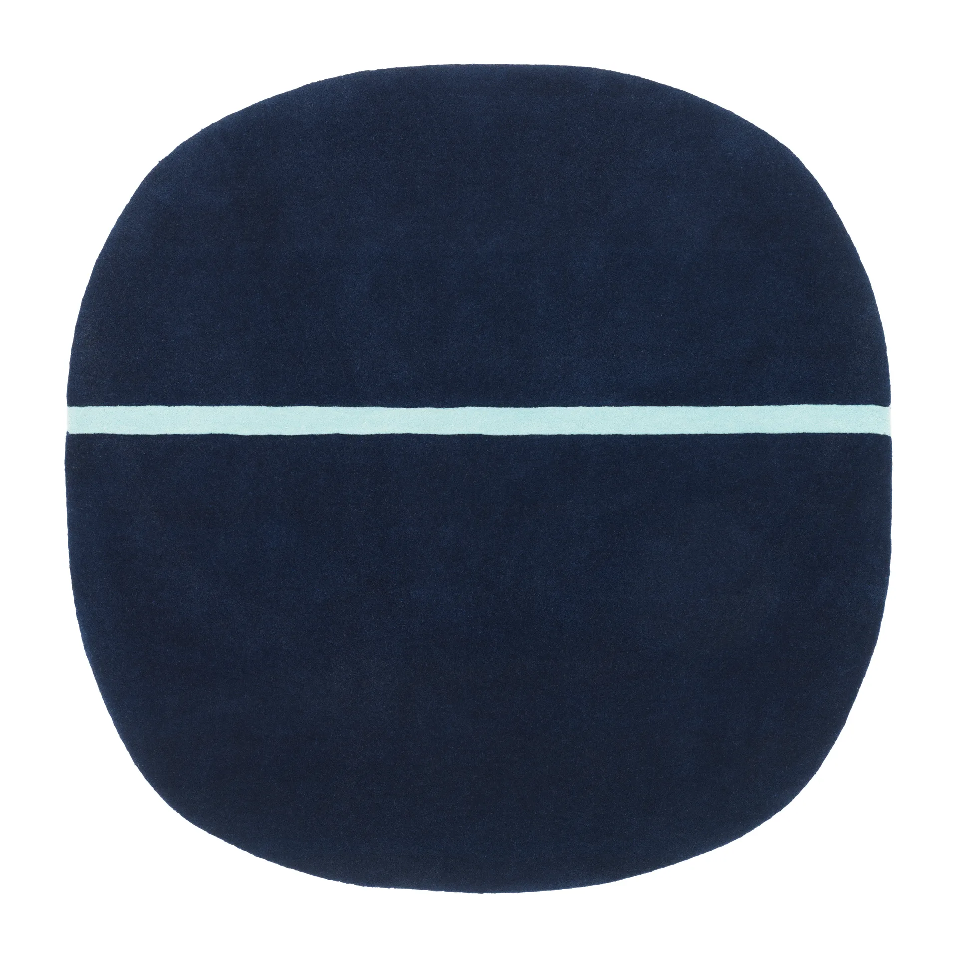 Oona χαλάκι 140x140 cm, Μπλε Normann Copenhagen