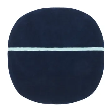 Oona χαλάκι 140x140 cm - Μπλε - Normann Copenhagen