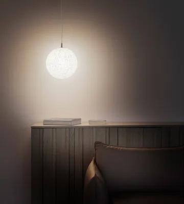 Κρεμαστό φωτιστικό Pix Ø30 cm - Λευκό - Normann Copenhagen