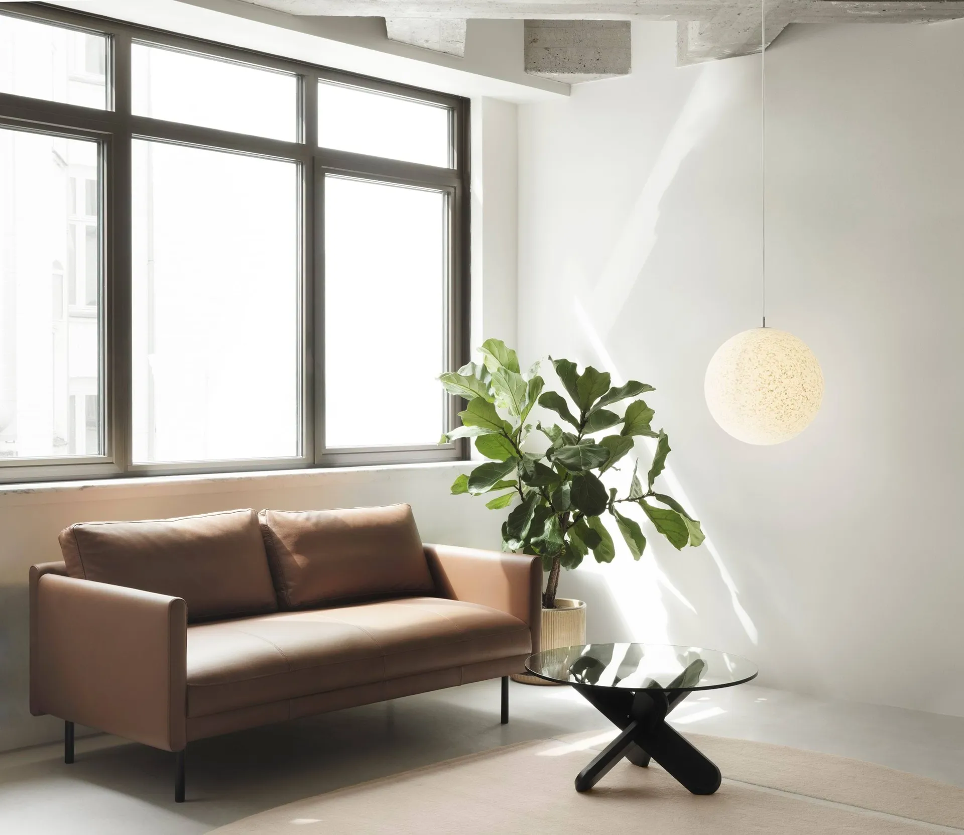 Κρεμαστό φωτιστικό Pix Ø30 cm, Λευκό Normann Copenhagen