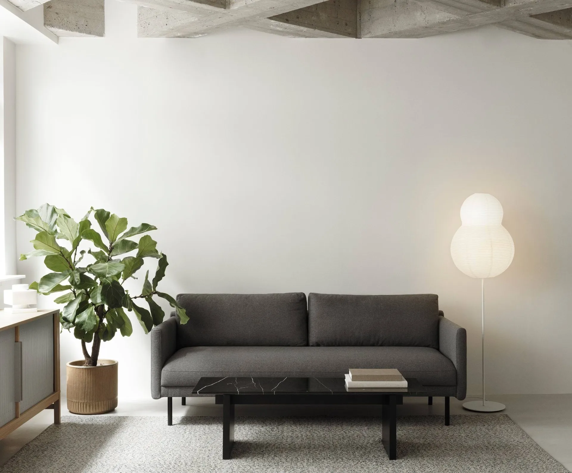 Φωτιστικό δαπέδου Puff Bubble, Λευκό Normann Copenhagen