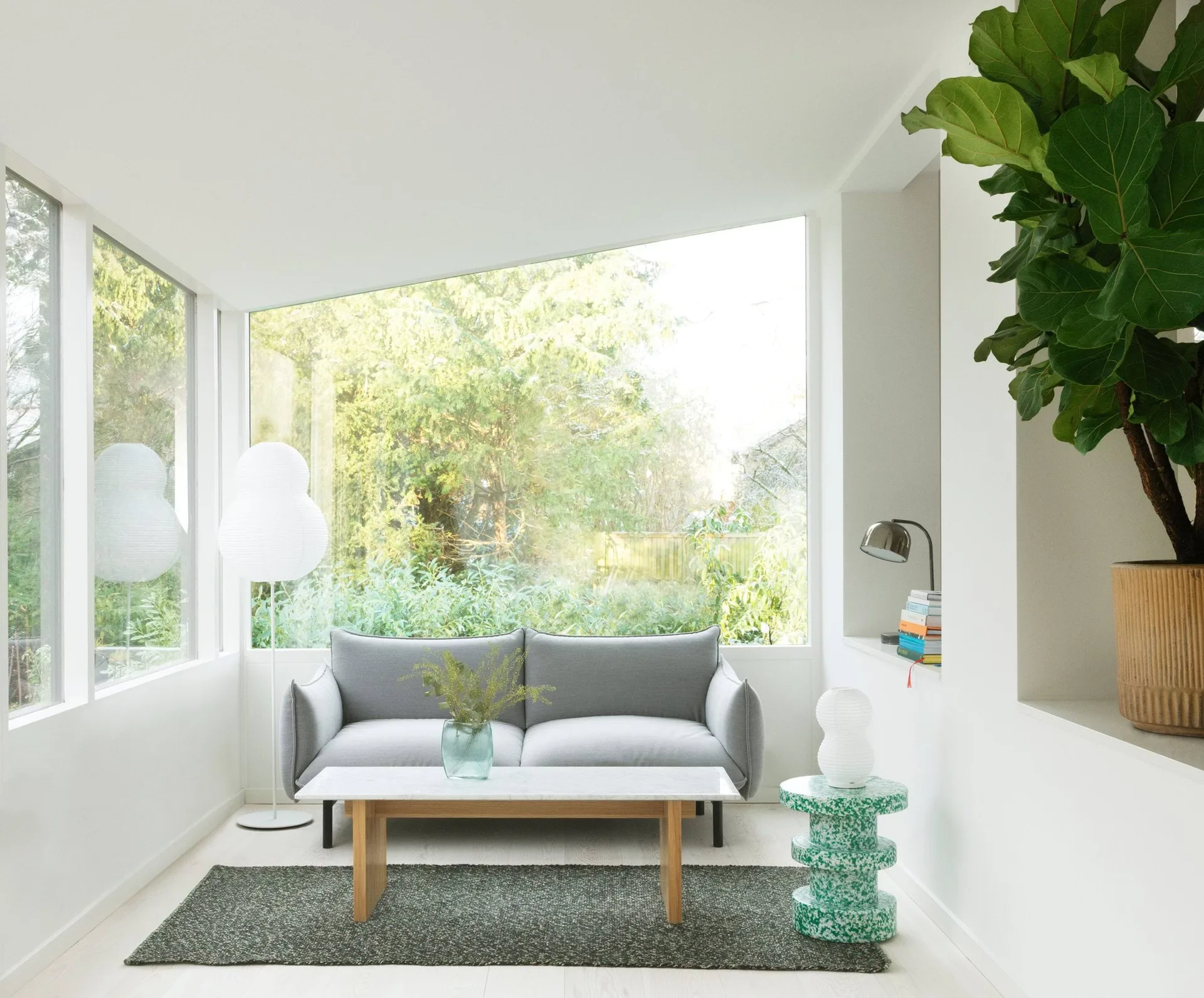 Φωτιστικό δαπέδου Puff Bubble, Λευκό Normann Copenhagen