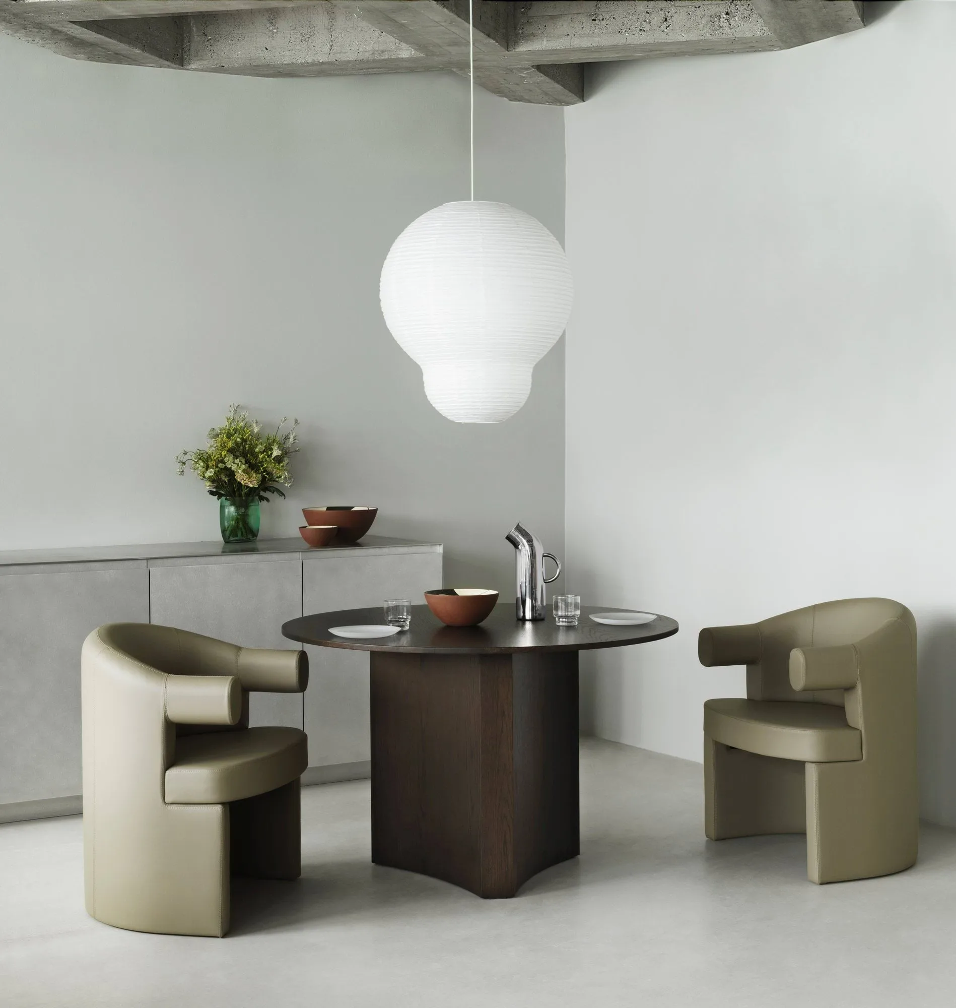Puff Bulb αμπαζούρ 60x75 cm, Λευκό Normann Copenhagen