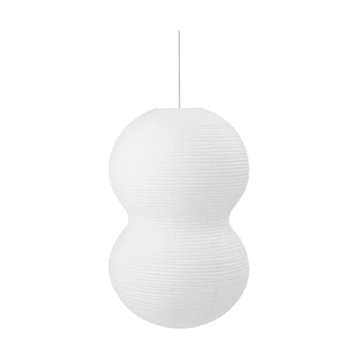 Καπάκι φωτιστικού Puff Twist 50x90 cm - Λευκό - Normann Copenhagen