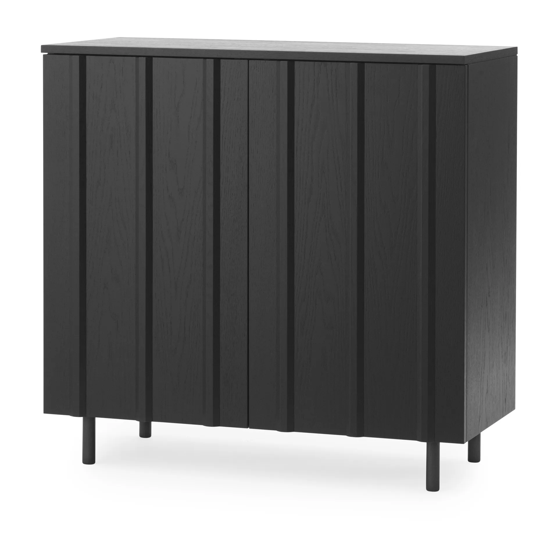 Ντουλάπα Rib 96x98,5 εκ, Soft Black Normann Copenhagen