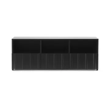 Rib μπουφές hybrid - Soft black,, 44x120x38 εκ. - Normann Copenhagen