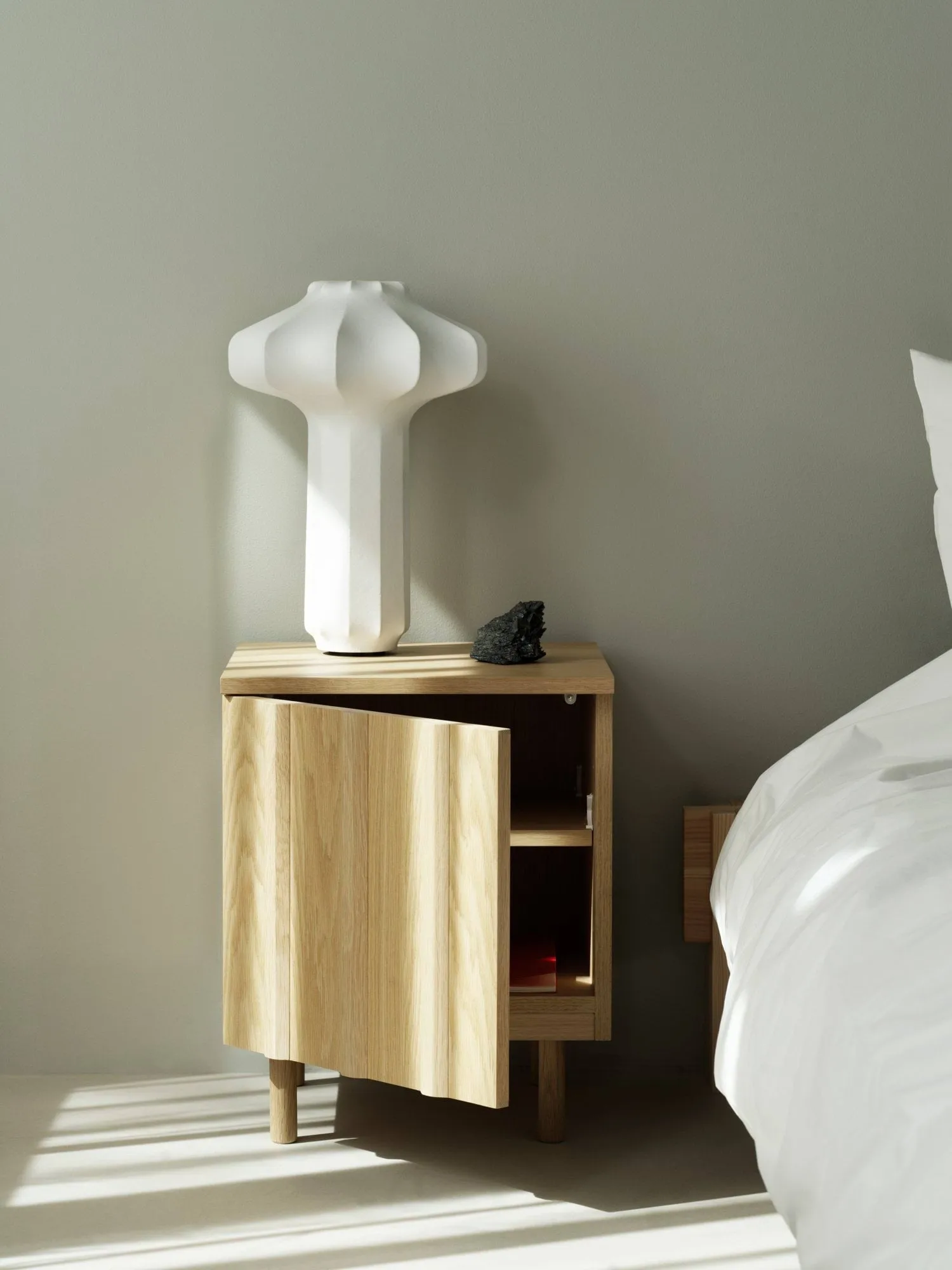 Rib κομοδίνο, Oak, 52x42x40 εκ. Normann Copenhagen