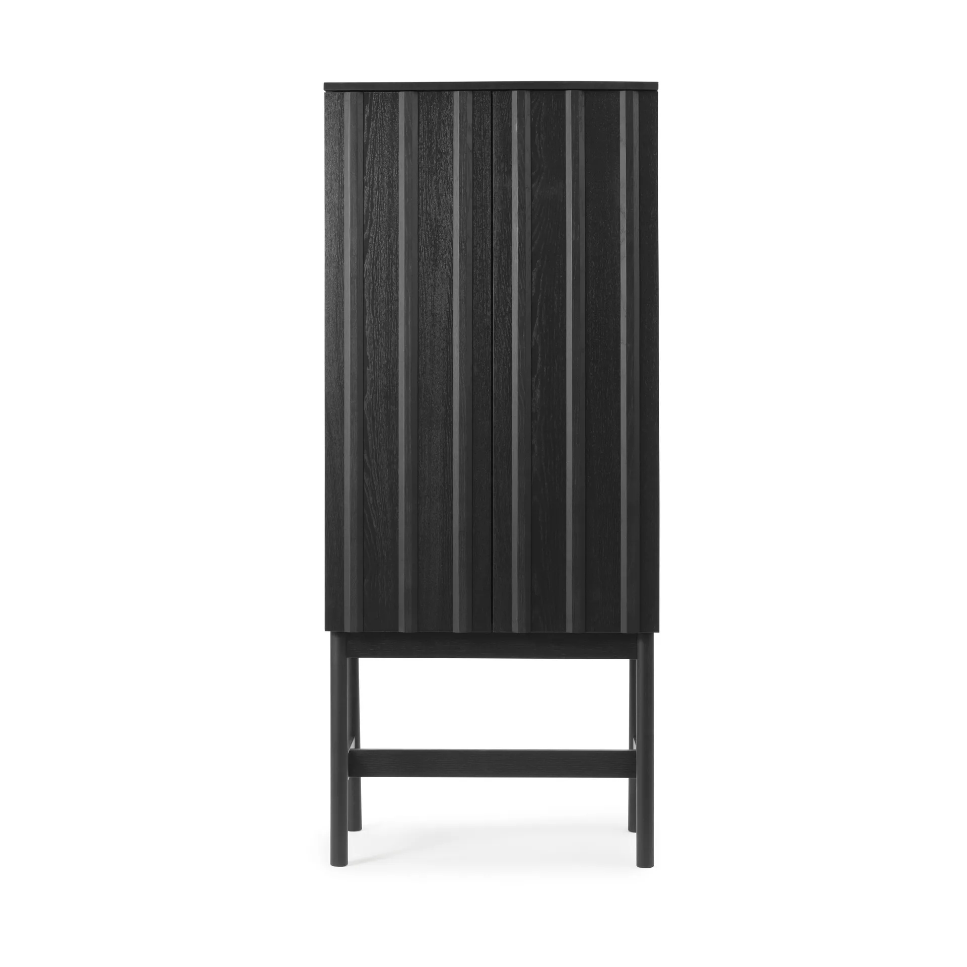 Rib ντουλάπι, Soft black, 166,5x70x43 εκ. Normann Copenhagen