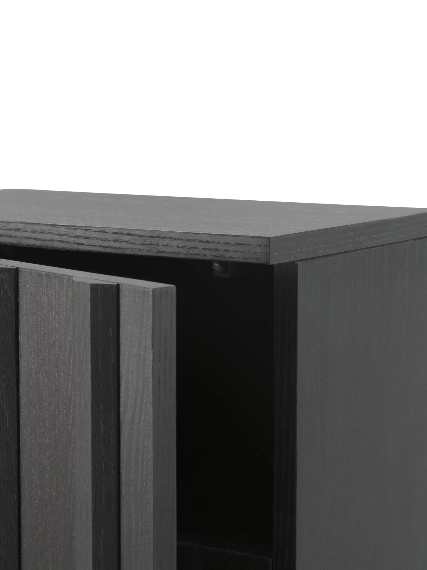 Rib ντουλάπι, Soft black, 166,5x70x43 εκ. Normann Copenhagen