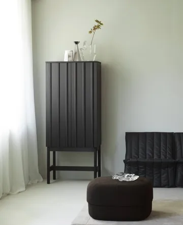Rib ντουλάπι - Soft black, 166,5x70x43 εκ. - Normann Copenhagen