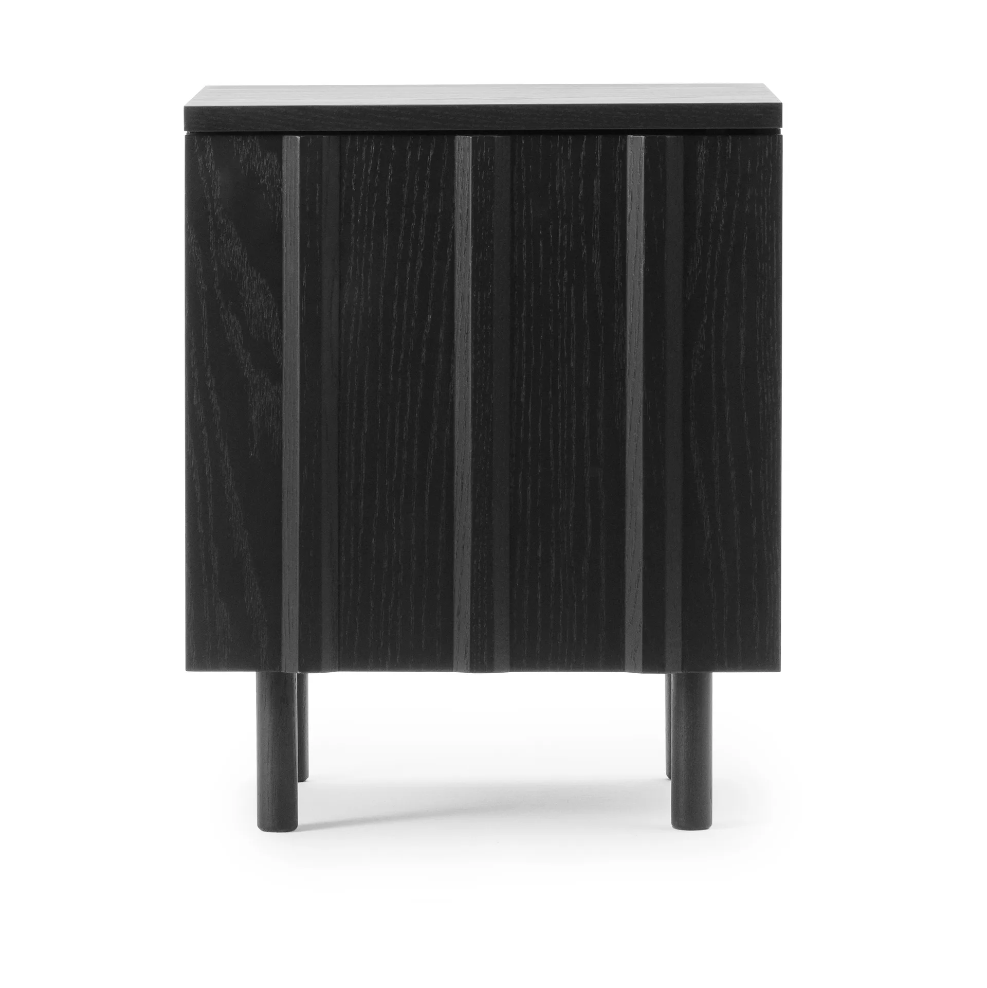Rib κομοδίνο, Soft black, 52x42x40 εκ. Normann Copenhagen