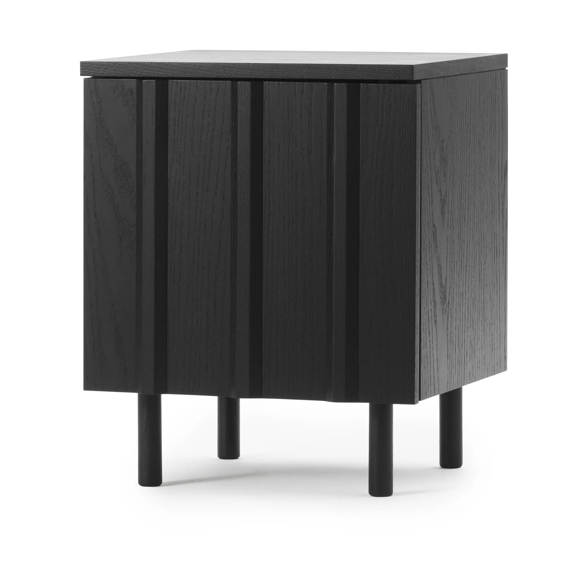 Rib κομοδίνο, Soft black, 52x42x40 εκ. Normann Copenhagen