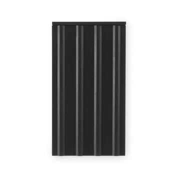 Rib κρεμαστό ντουλάπι τοίχου - Soft black, 73x40x23 εκ. - Normann Copenhagen