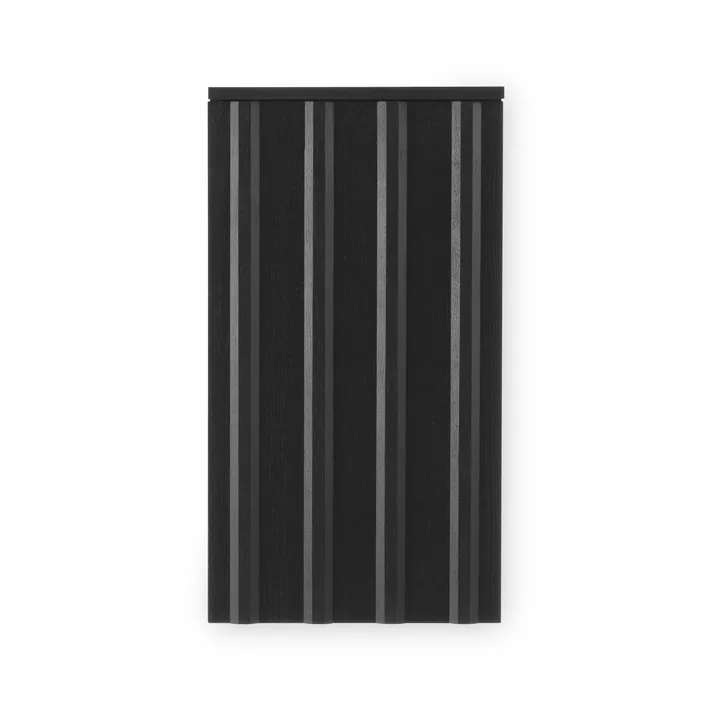 Rib κρεμαστό ντουλάπι τοίχου - Soft black, 73x40x23 εκ. - Normann Copenhagen