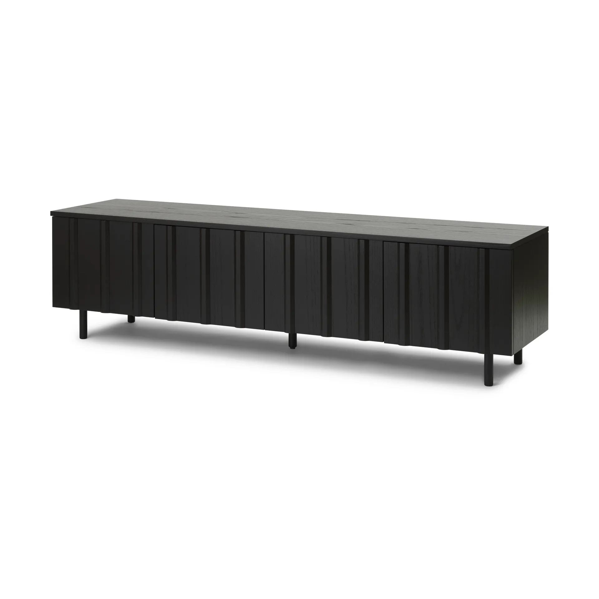 Συρταριέρα Rib χαμηλή, Soft Black Normann Copenhagen