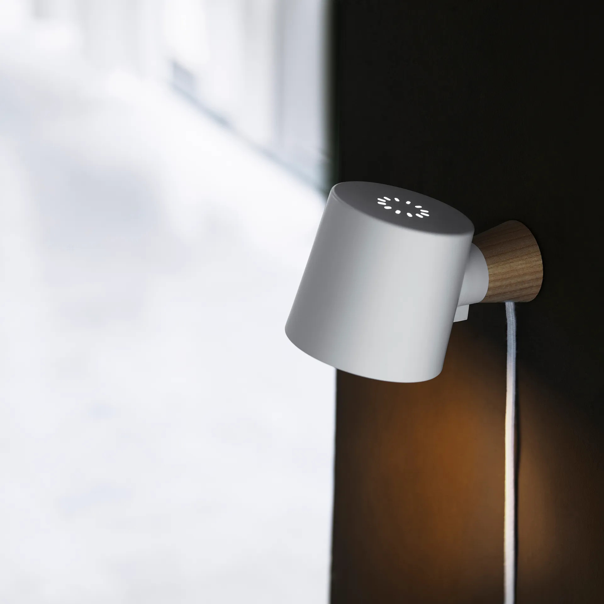 Rise φωτιστικό τοίχου, λευκό Normann Copenhagen