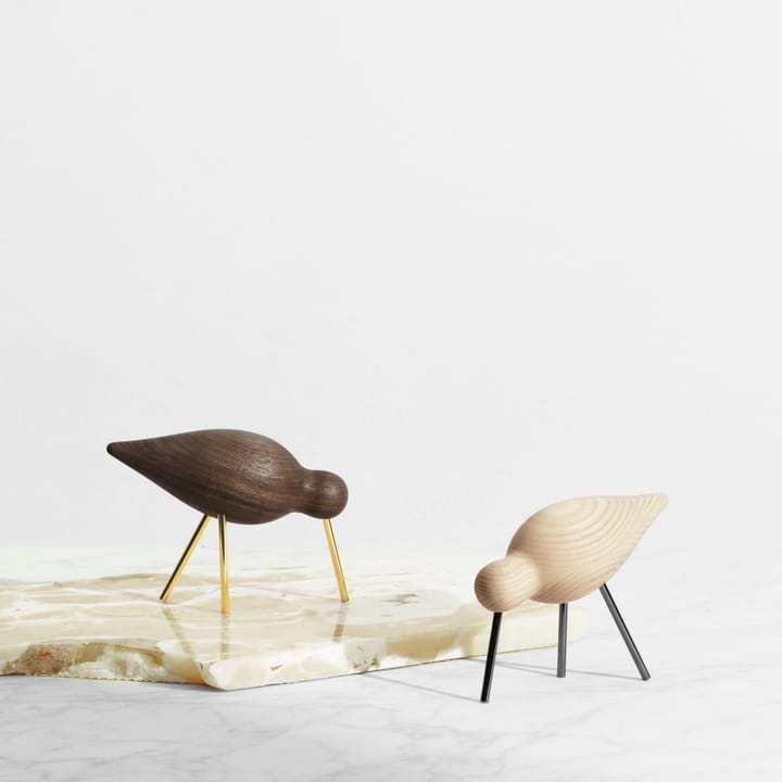 Shorebird από καρυδιά και ορείχαλκο, μεσαίο Normann Copenhagen