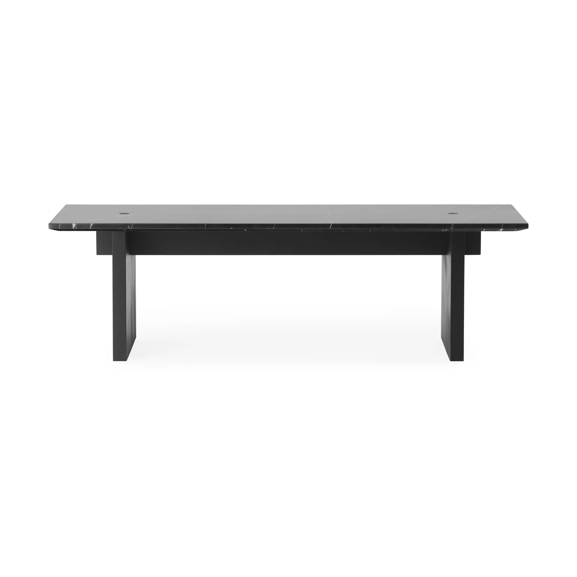 Solid table large τραπεζάκι του καφέ 130x38,5x40 cm, Black Normann Copenhagen