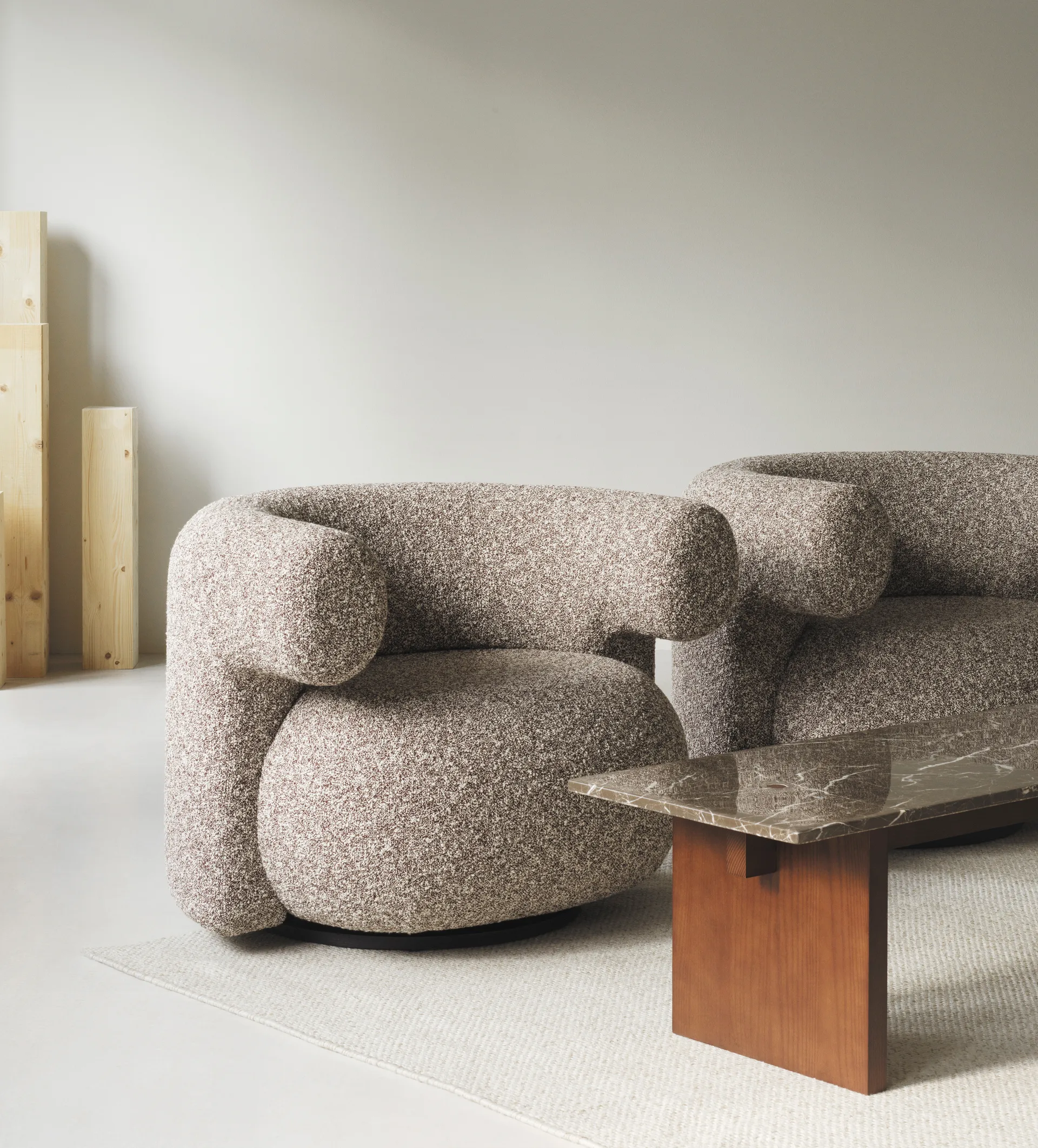 Solid table large τραπεζάκι του καφέ 130x38,5x40 cm, Coffee Normann Copenhagen