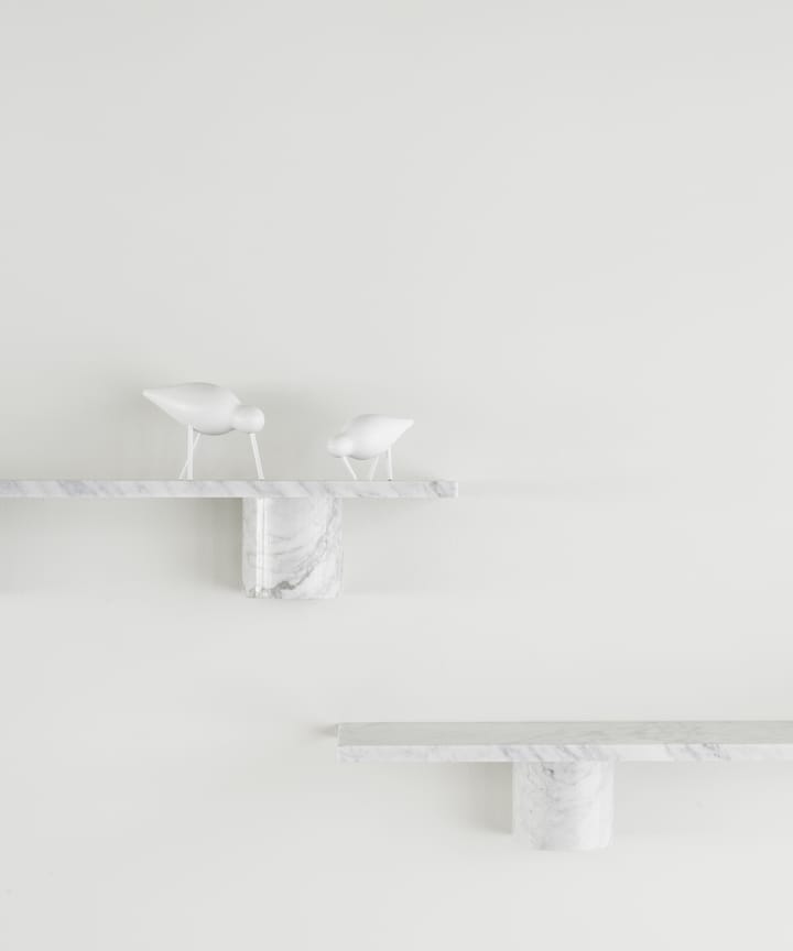 Ράφι Sten Shelf 80 εκ., Λευκό μάρμαρο Normann Copenhagen