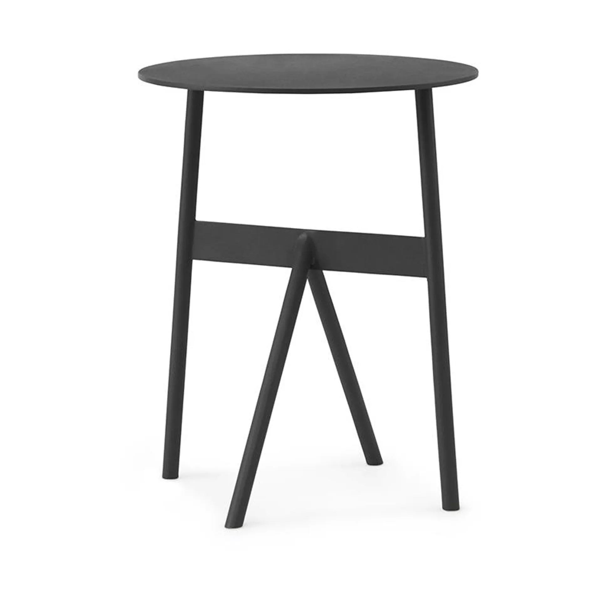 Stock Table βοηθητικό τραπεζάκι Ø37 cm H:46 cm, Black Normann Copenhagen
