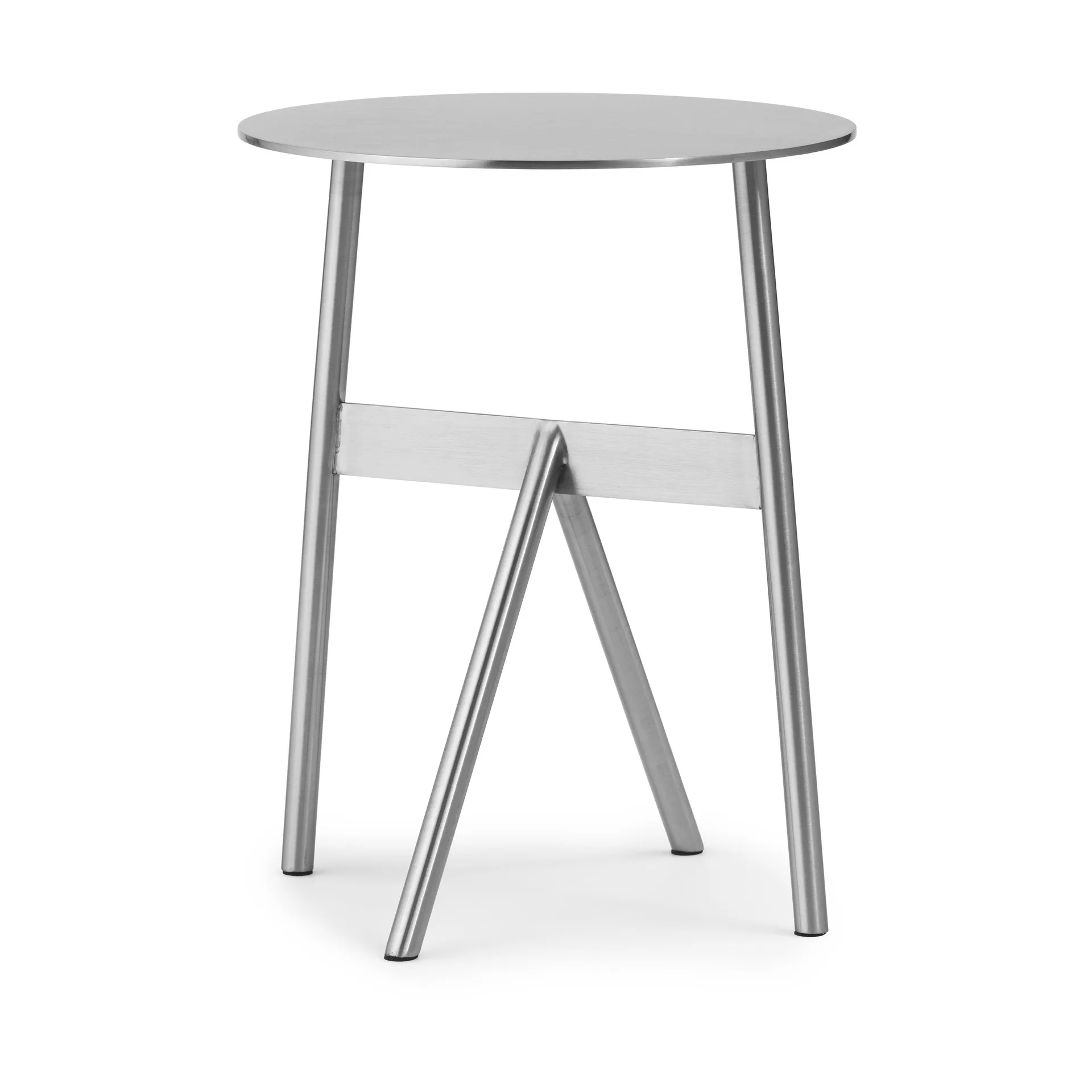 Stock Table βοηθητικό τραπεζάκι Ø37 cm H:46 cm, Stainless Steel Normann Copenhagen