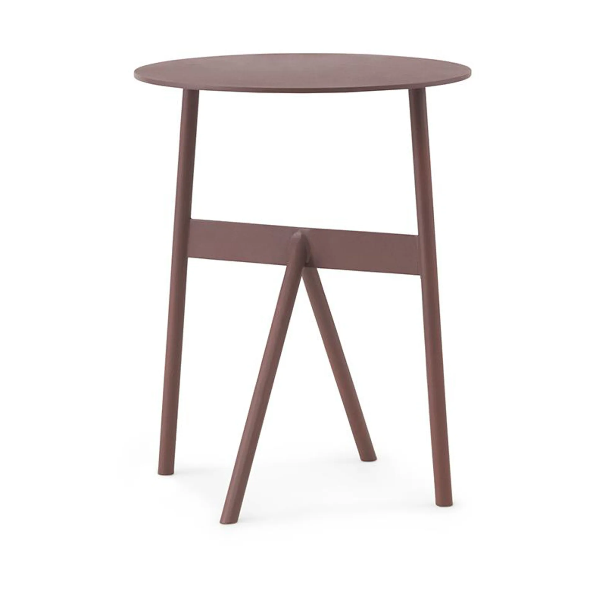 Stock Table βοηθητικό τραπεζάκι Ø37 cm H:46 cm, Wine Normann Copenhagen