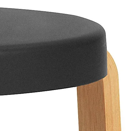 Tap στρογγυλό σκαμπό, Μαύρο-δρυς, Ø41x43 cm Normann Copenhagen