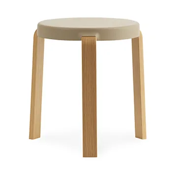 Σκαμπό Tap  - Sand, ξύλο βελανιδιάς - Normann Copenhagen