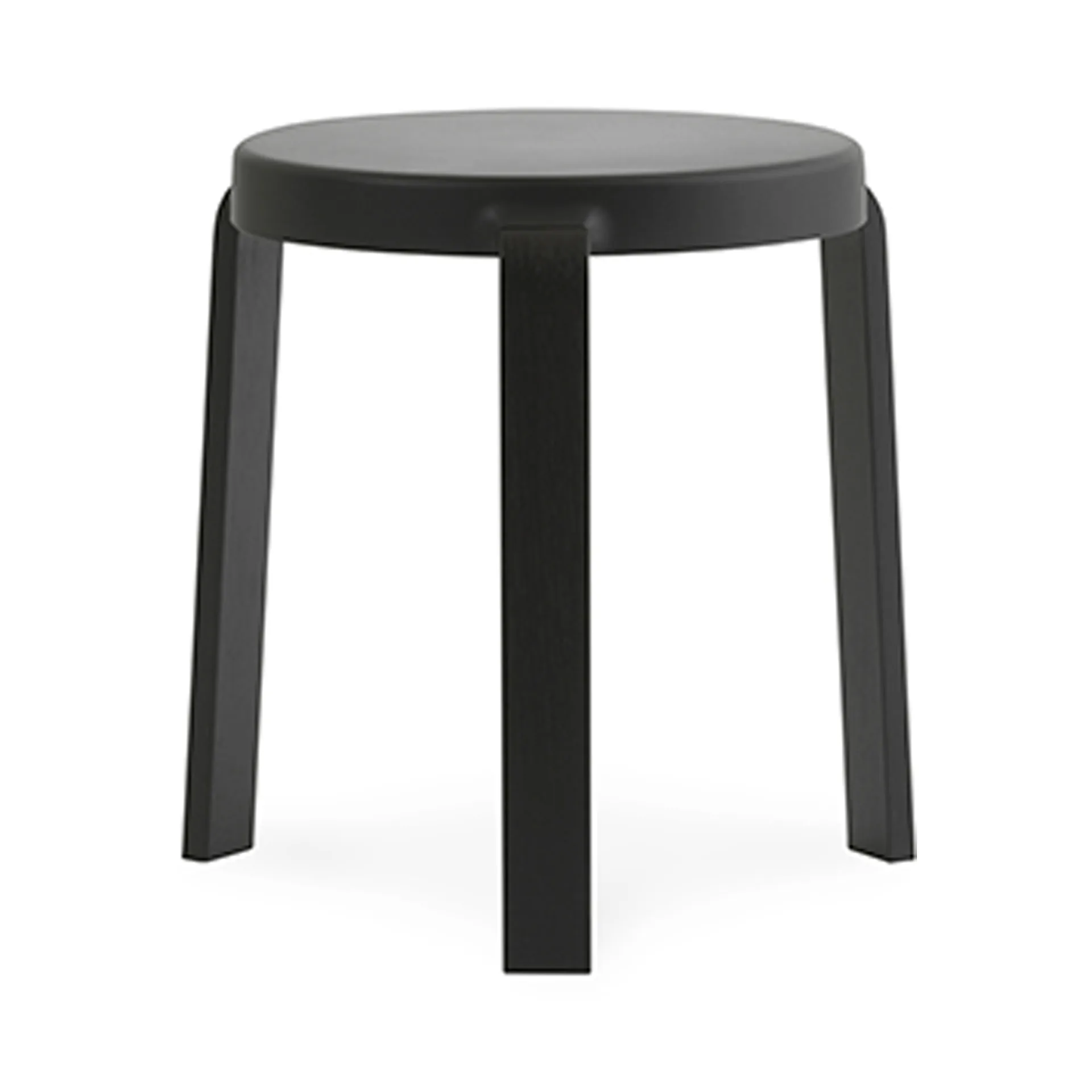 Σκαμπό Tap , μαύρο, μαύρη ξυλεία δρυός Normann Copenhagen