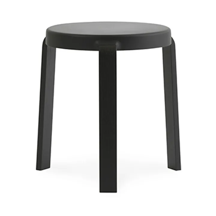 Σκαμπό Tap  - μαύρο, μαύρη ξυλεία δρυός - Normann Copenhagen