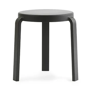 Σκαμπό Tap  - μαύρο, μαύρη ξυλεία δρυός - Normann Copenhagen
