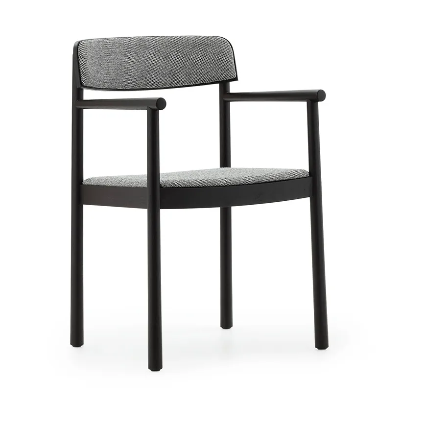 Timb καρεκλάκι με μπράτσα, Black ash-Hallingdal 166 Normann Copenhagen