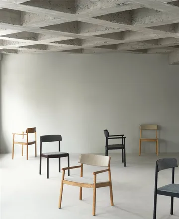 Timb πολυθρόνα με μαξιλάρι - Black/ Ultra Leather - Black - Normann Copenhagen
