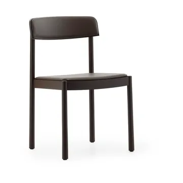 Timb καρέκλα - Brown ash-ultra leather chocolate - Normann Copenhagen