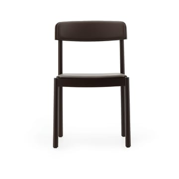 Timb καρέκλα - Brown ash-ultra leather chocolate - Normann Copenhagen