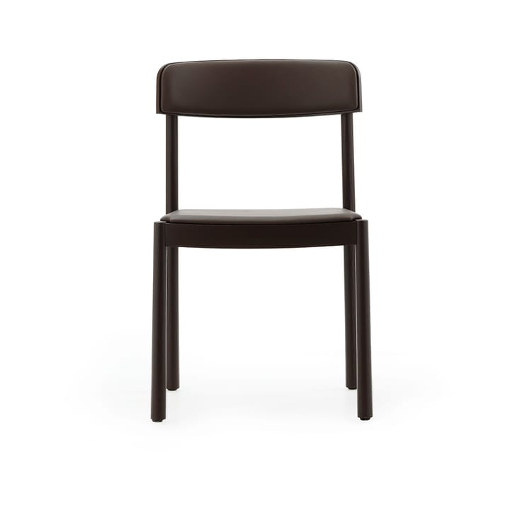 Timb καρέκλα, Brown ash-ultra leather chocolate Normann Copenhagen