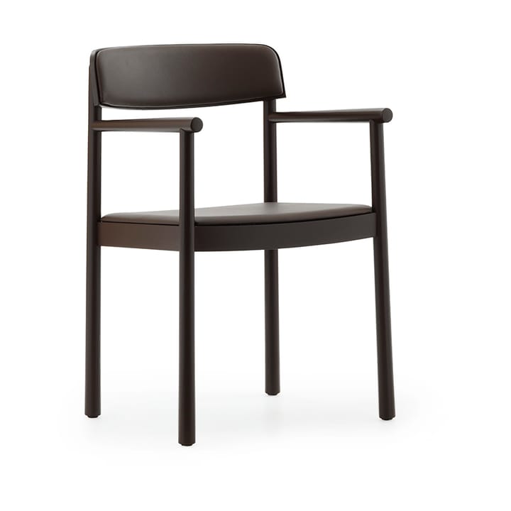 Timb καρεκλάκι με μπράτσα - Brown ash-Ultra Leather Chocolate - Normann Copenhagen