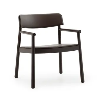 Timb πολυθρόνα - Brown ash-Ultra Leather Chocolate - Normann Copenhagen