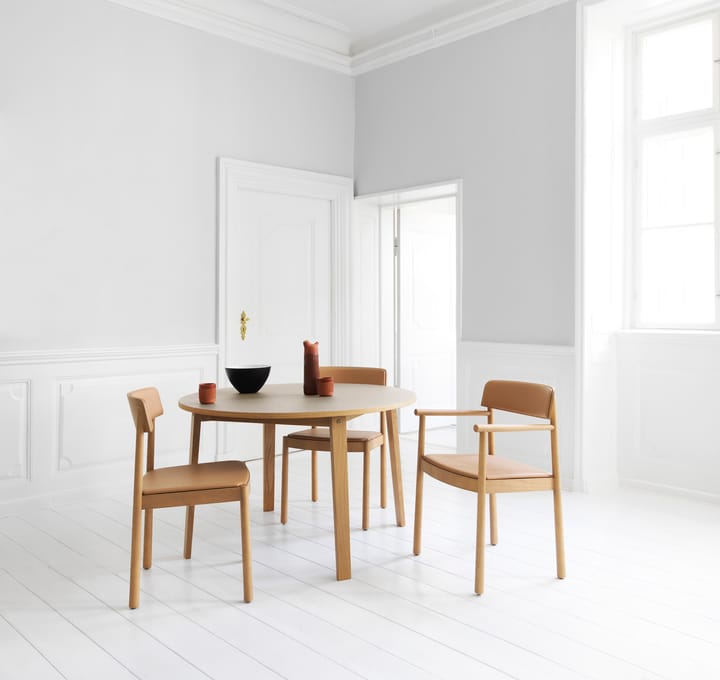 Timb καρέκλα με μαξιλάρι, Tan/ Ultra Leather - Camel Normann Copenhagen