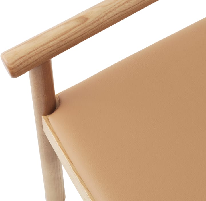 Timb πολυθρόνα με μαξιλάρι, Tan/ Ultra Leather - Camel Normann Copenhagen