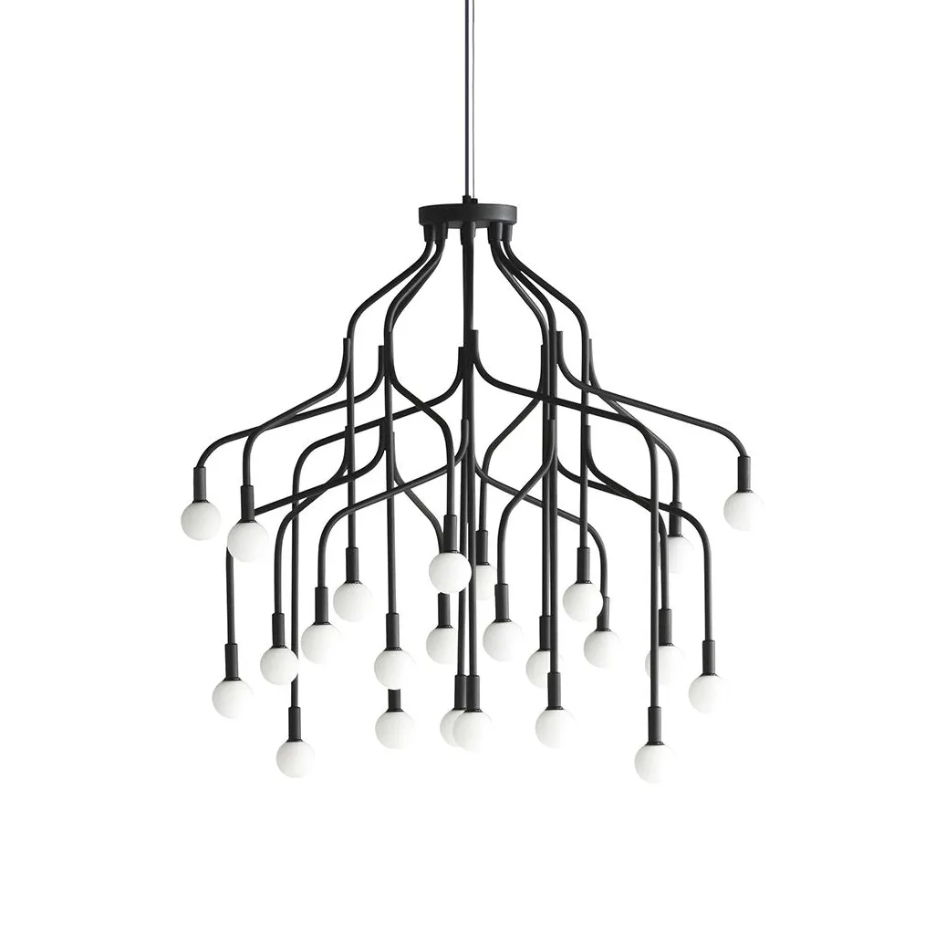 Φωτιστικό οροφής Vekst Large, Μαύρο Normann Copenhagen